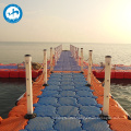 SGS testing design modular floating pontoon dock quick easy to use made in China rubber pontoon